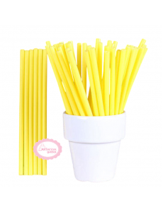 Paus Cake Pops Amarelo